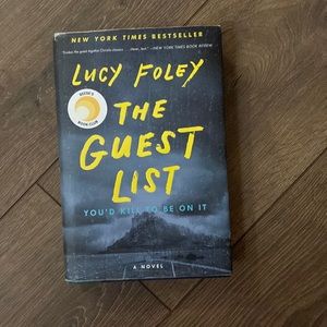 Hardcover lucy foley thriller the guest list